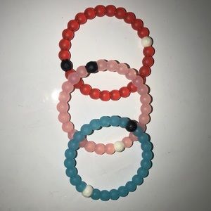 3 Lokai bracelets